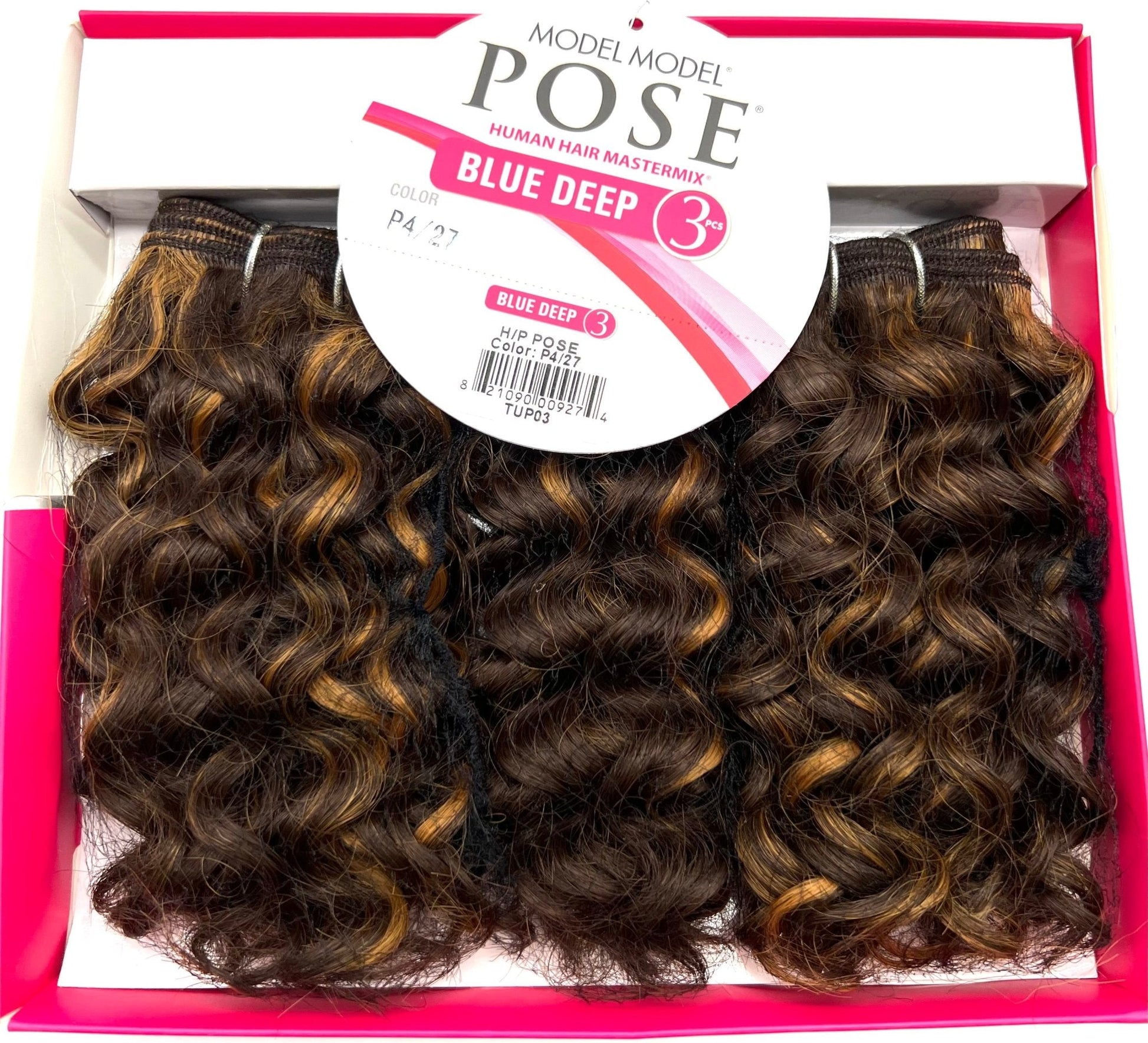 Model Model POSE Human Hair Blend Blue Deep  3PCS - VIP Extensions