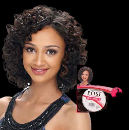 Model Model POSE Human Hair Blend GOLD SPIRAL 3PCS - VIP Extensions