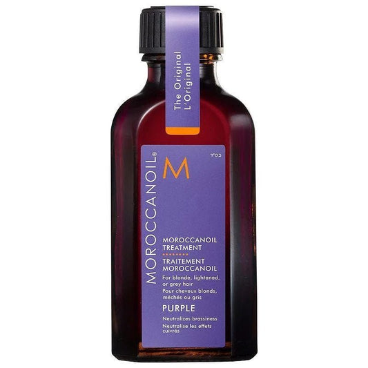 Moroccanoil Treatment Purple Hair Oil for Blonde Hair 0.85 oz / 25 ml - VIP Extensions