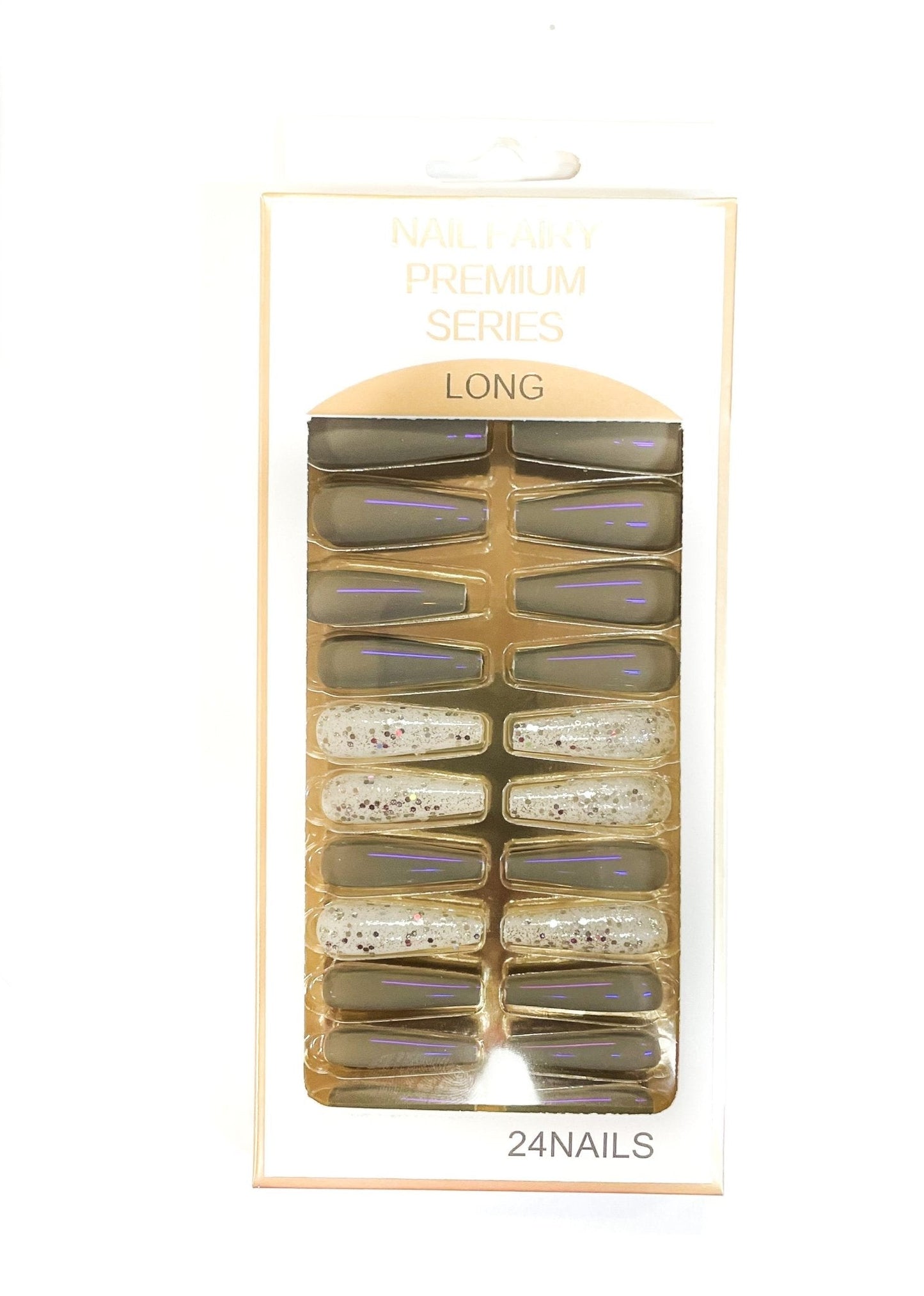 Nail Fairy Premium Series Long Glitter - VIP Extensions