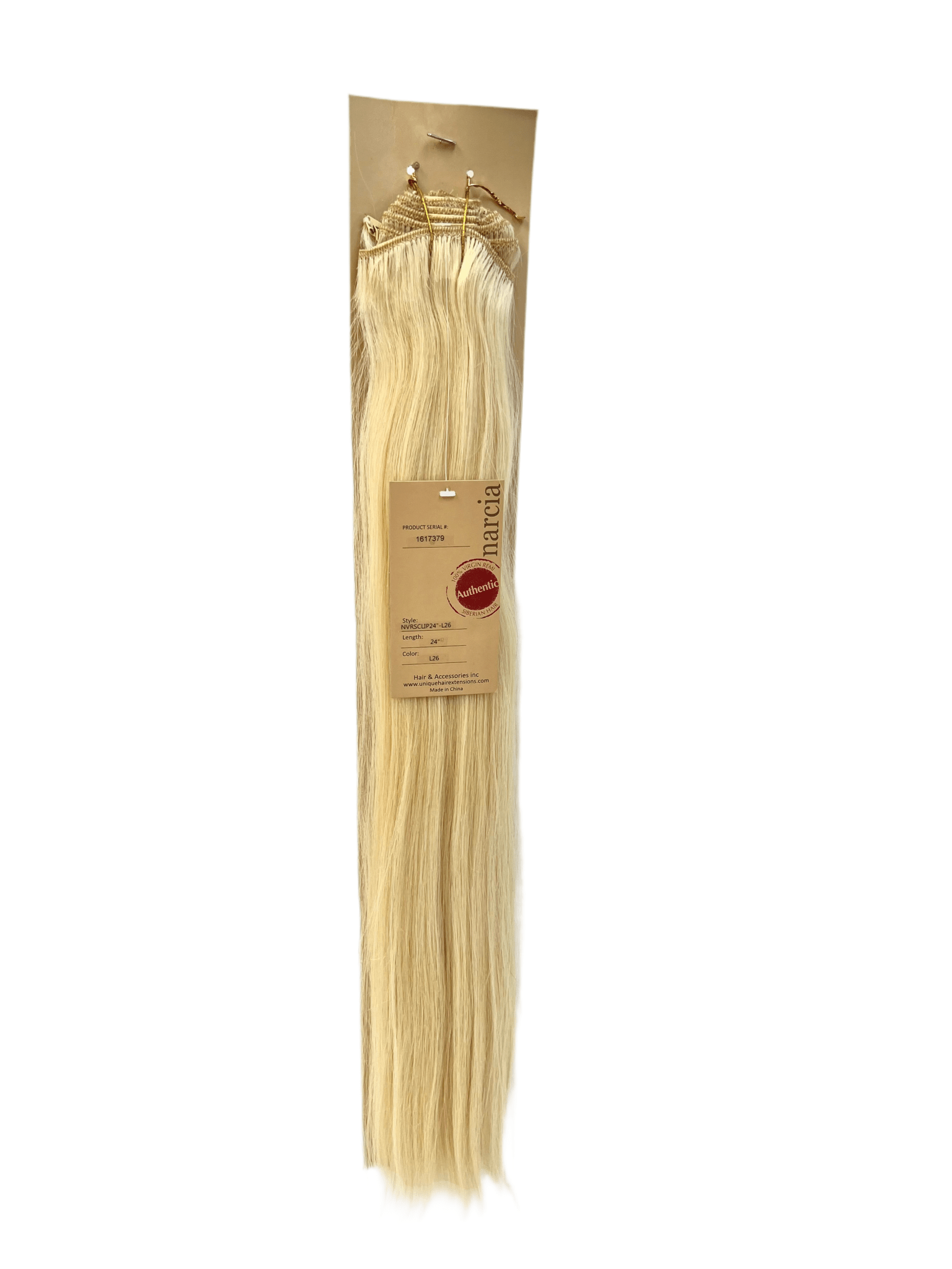 Narcia Remy Siberian - Clip On - 24" - VIP Extensions