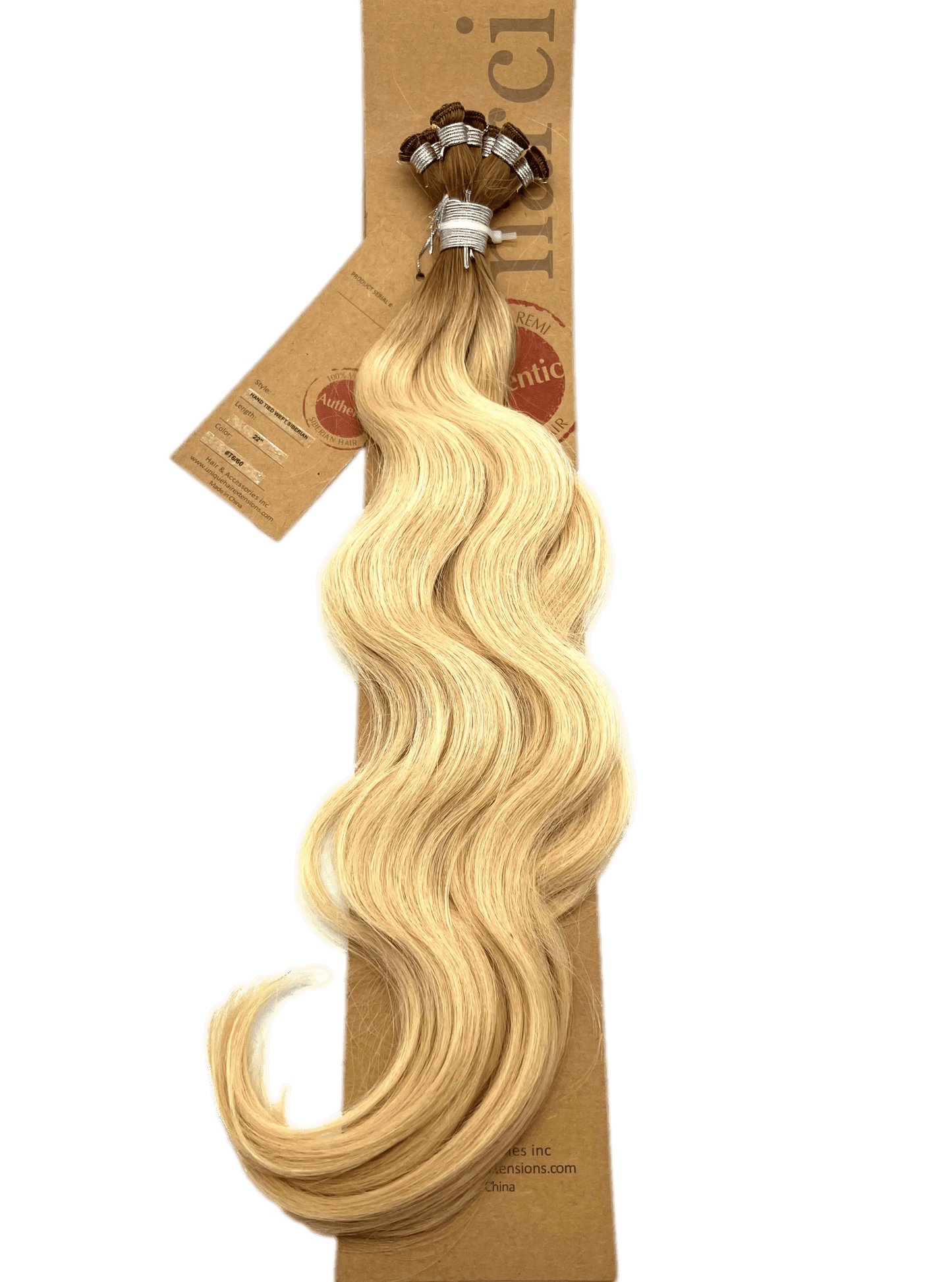 Narcia Remy Siberian - Hand Tied Weft 22''(100g) - VIP Extensions