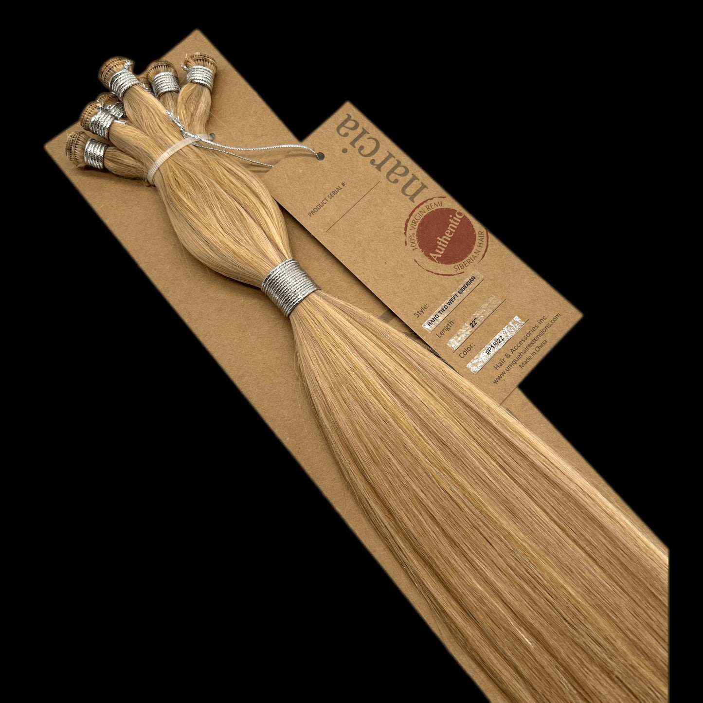 Narcia Remy Siberian - Hand Tied Weft 22''(100g) - VIP Extensions