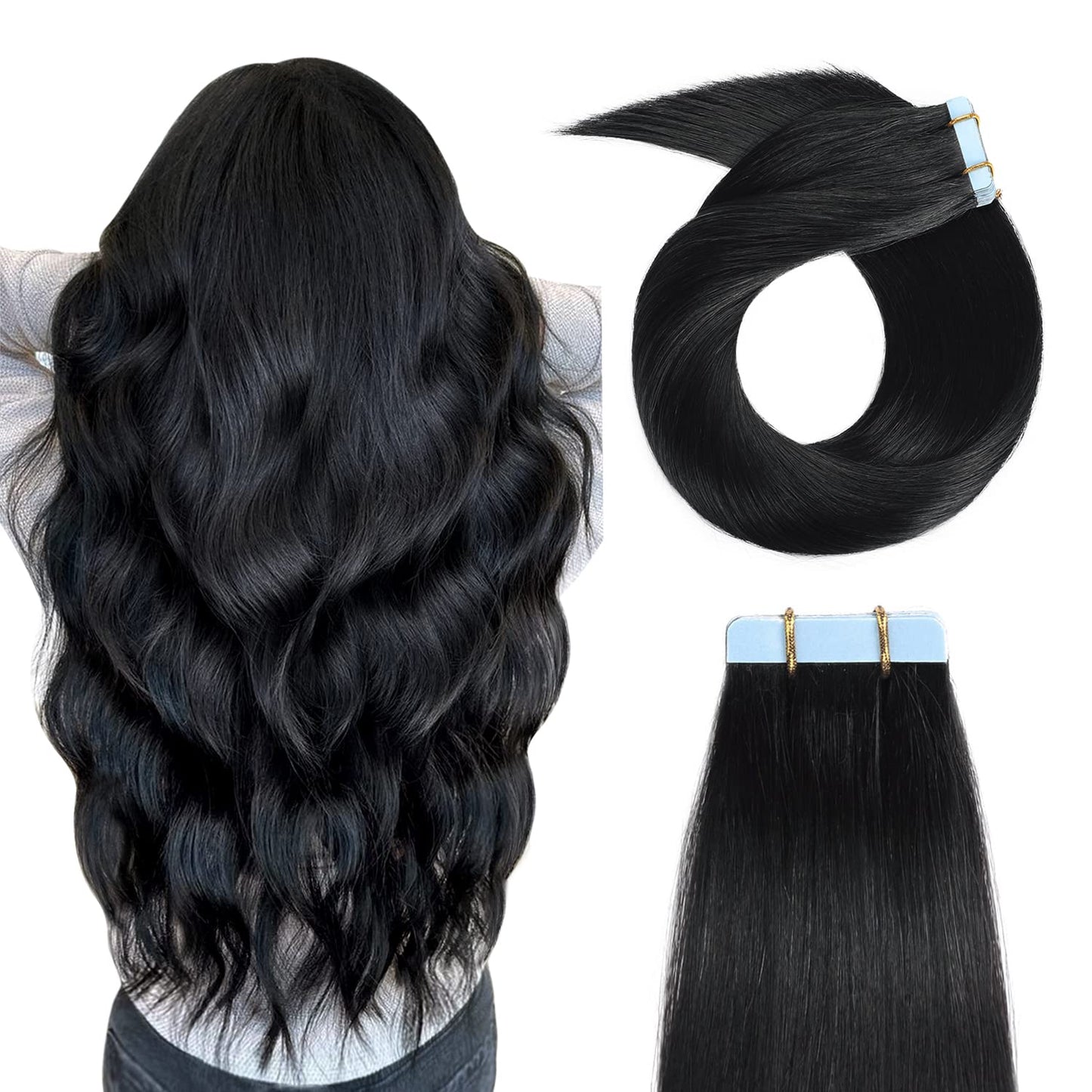 Narcia Remy Siberian - Tape - 24" - VIP Extensions