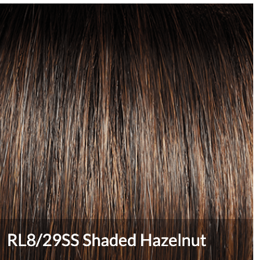 Raquel Welch Showrunner Wig, Average Cap, RL2-4 Off Black color chart