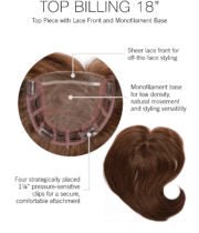 NEW! TOP BILLING 18″ topper - VIP Extensions