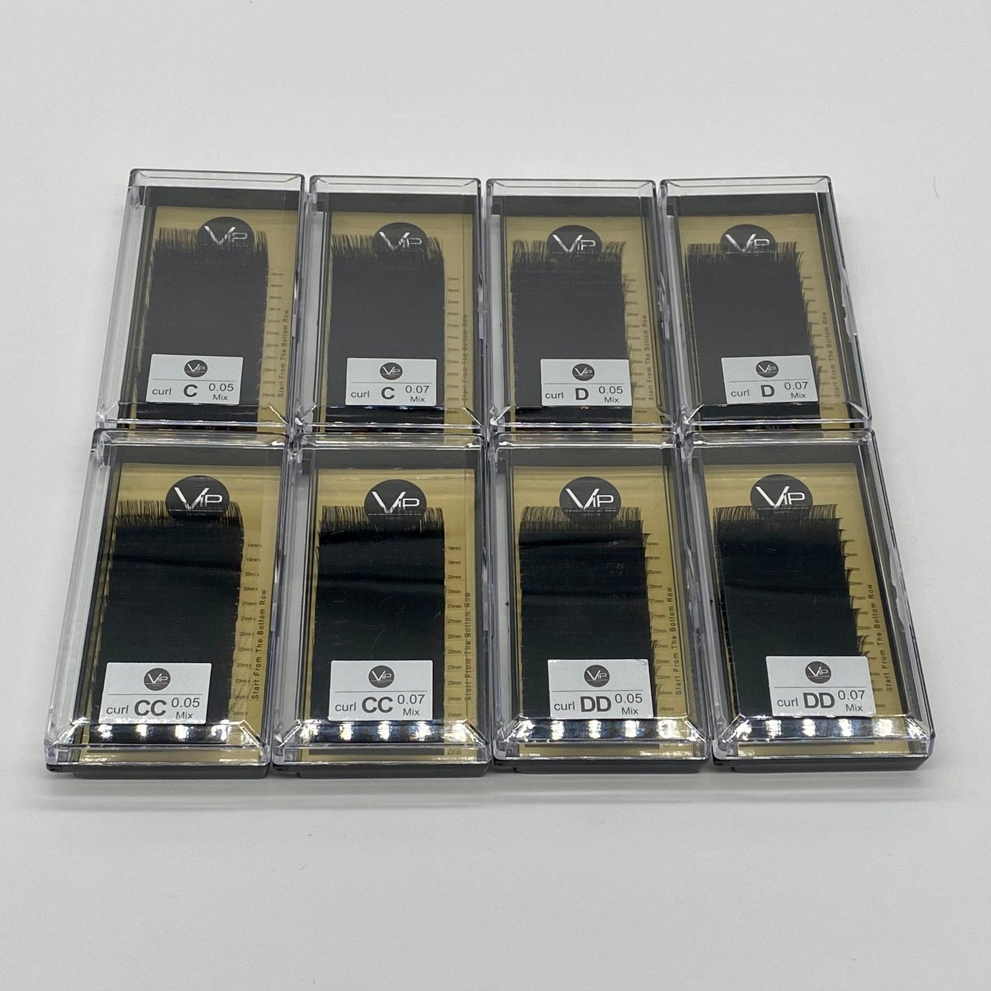 NEW VIP FAUX MINK XL - 14 LINES 19 - 25mm - 2 LINES PER SIZE - VIP Extensions