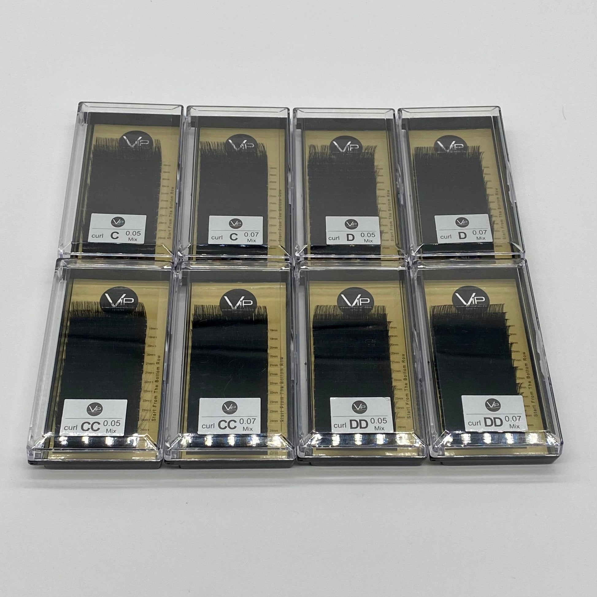 NEW VIP FAUX MINK XL - 14 LINES 19 - 25mm - 2 LINES PER SIZE - VIP Extensions