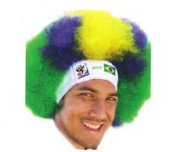 Official Fifa Soccer Afro Wig Hat - 25 pcs per box - VIP Extensions