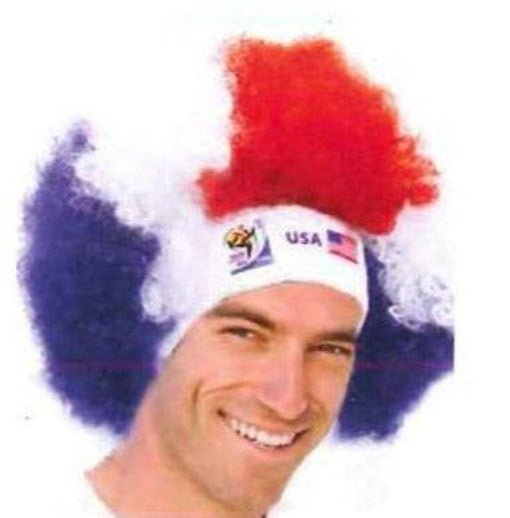 Official Fifa Soccer Afro Wig Hat - 25 pcs per box - VIP Extensions