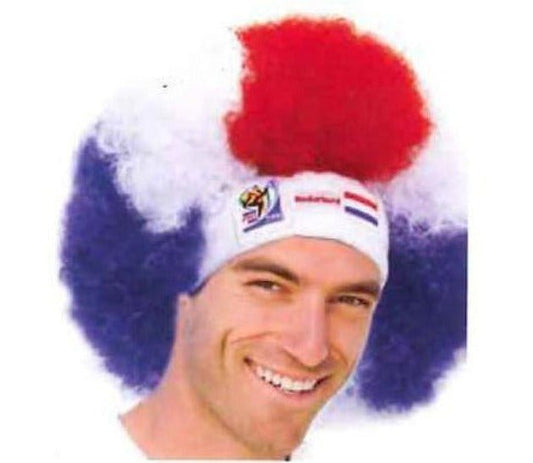 Official FIFA Soccer Afro Wig – Holland – Vintage/Collectible (2010 Collection) - VIP Extensions