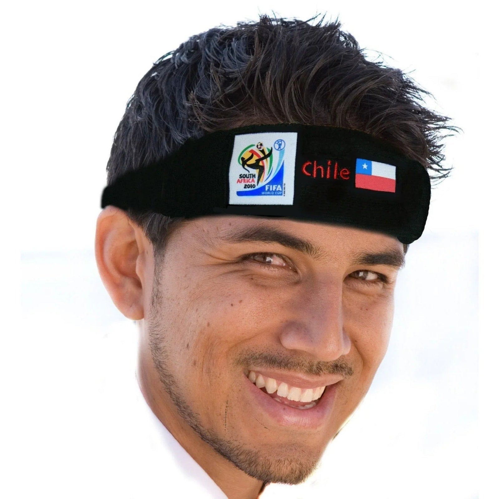 Official FIFA Soccer Headband 50-Count Case Pack – Chile – Vintage/Collectible (2010 Collection) - VIP Extensions