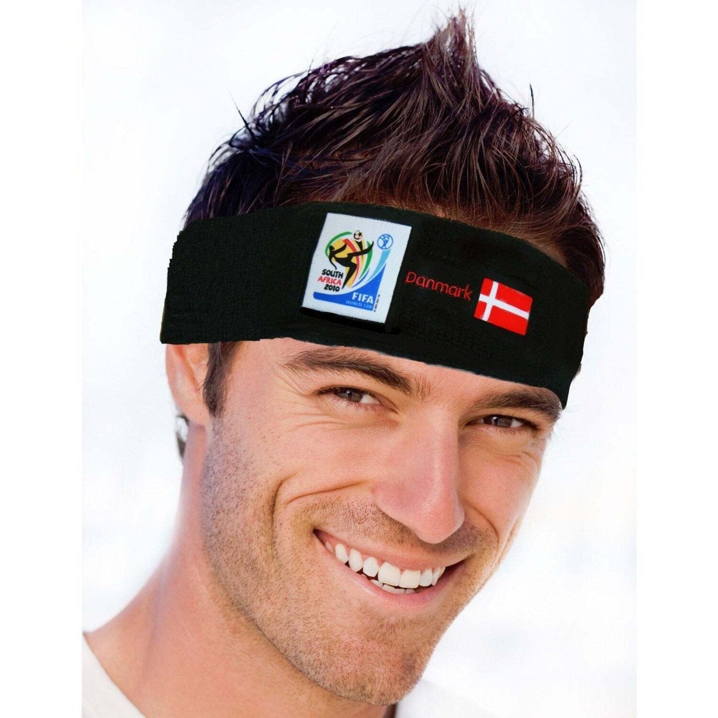 Official FIFA Soccer Headband 50-Count Case Pack – Denmark – Vintage/Collectible (2010 Collection) - VIP Extensions