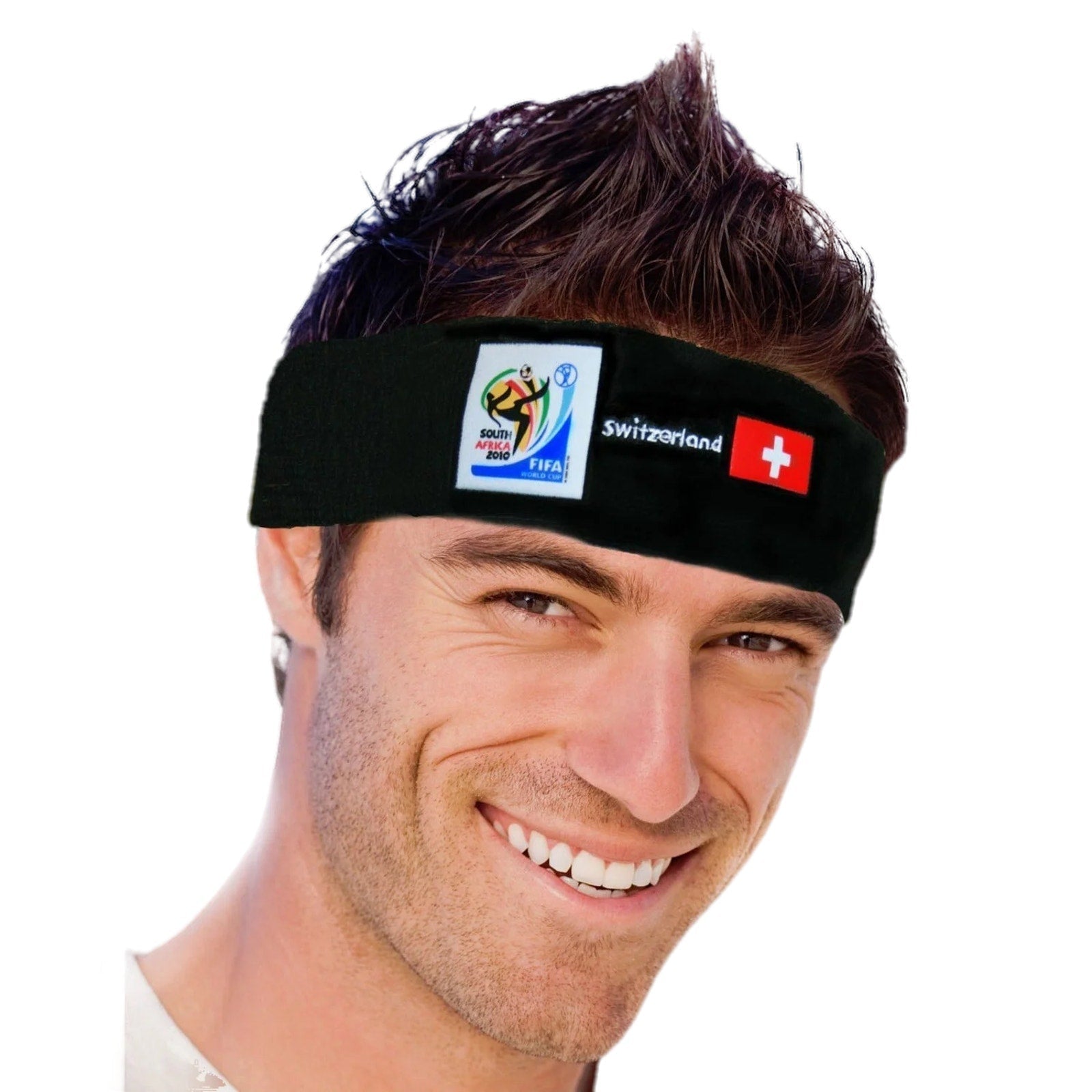 Official FIFA Soccer Headband 50-Count Case Pack – Switzerland – Vintage/Collectible (2010 Collection) - VIP Extensions