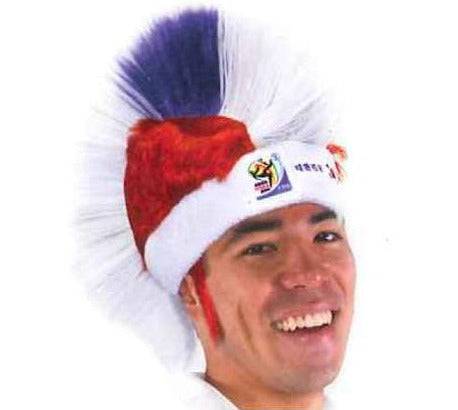 Official FIFA Soccer Mohawk Wig 25-Count Case Pack – South Korea – Vintage/Collectible (2010 Collection) - VIP Extensions