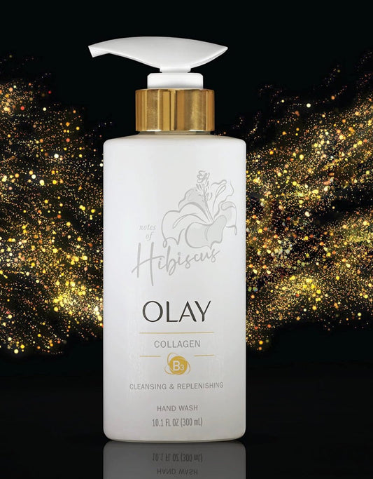 OLAY Replenishing Liquid Hand Wash with Vitamin B3 + Collagen - VIP Extensions