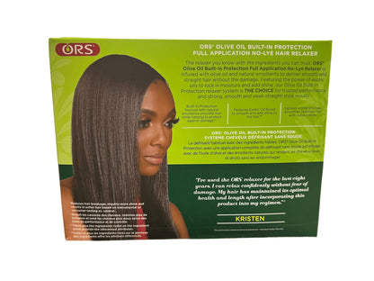 Olive Oil Built - in protection Full application No - Lye hair relaxer - VIP Extensions