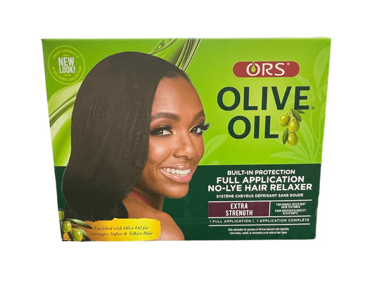 Olive Oil Built - in protection Full application No - Lye hair relaxer - VIP Extensions