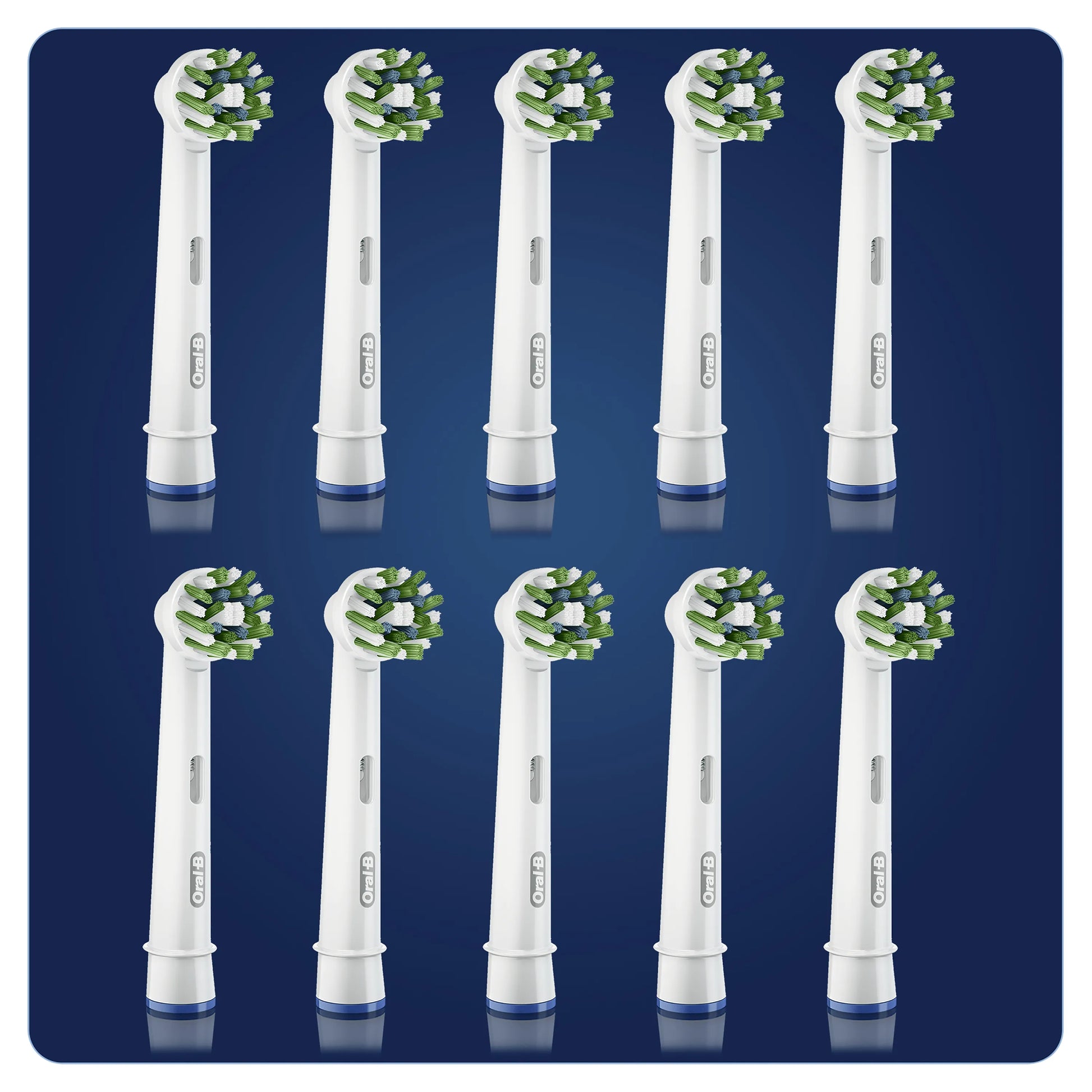 Oral-B CrossAction CleanMaximiser 10-pack retail package, model EB50-10