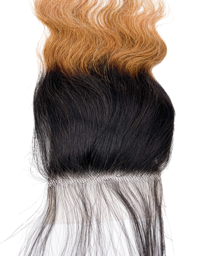 Rio Body Wave Closure 4x4 Gold