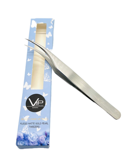 VIP Extensions Eyelash Tweezers FLE009, Blue