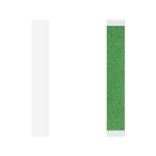 Walker Tape Easy Green Straight Strips 36 Pack, 1/2 x 3 in