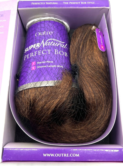 Outre Super Natural Perfect Bob 100% Human Hair Weave, C1B/27