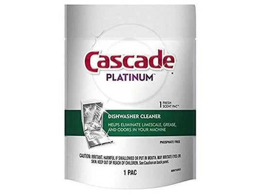 Cascade Platinum Dishwasher Cleaner, Fresh Scent, 1 ct