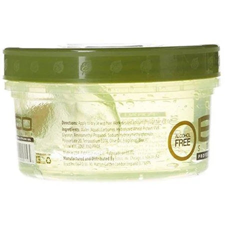Eco Style Professional 100% Olive Oil Styling Gel, 8 oz