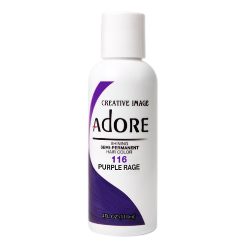 Adore Semi-Permanent Hair Color, 4 fl oz - 116 Purple Rage