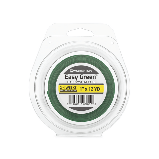 Walker Tape Easy Green Wig Tape Roll, 1/2 in x 12 yd
