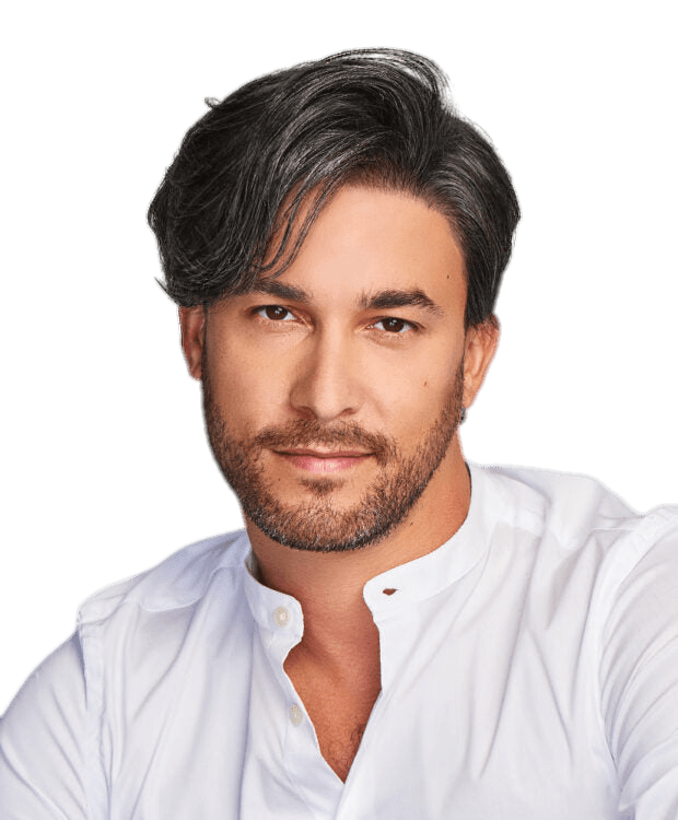 HIM Collection Gallant Men's Wig, Average/Large Cap, M1S Black