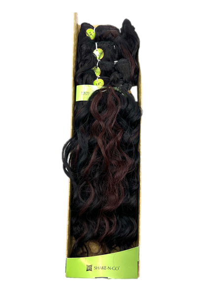 FreeTress Equal Appeal Curl Synthetic Weave, 4 Pcs with Closure, P1B/33