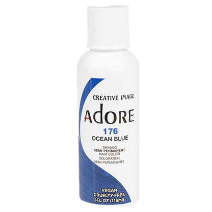 Adore Semi-Permanent Hair Color, 4 fl oz - 176 Ocean Blue