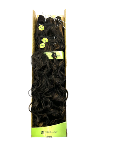FreeTress Equal Appeal Curl Synthetic Weave, 4 Pcs with Closure, P1B/27