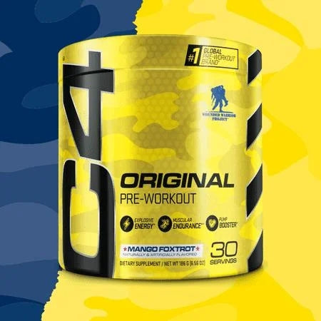 Cellucor C4 Original Pre-Workout Powder, Mango Foxtrot, 30 Servings