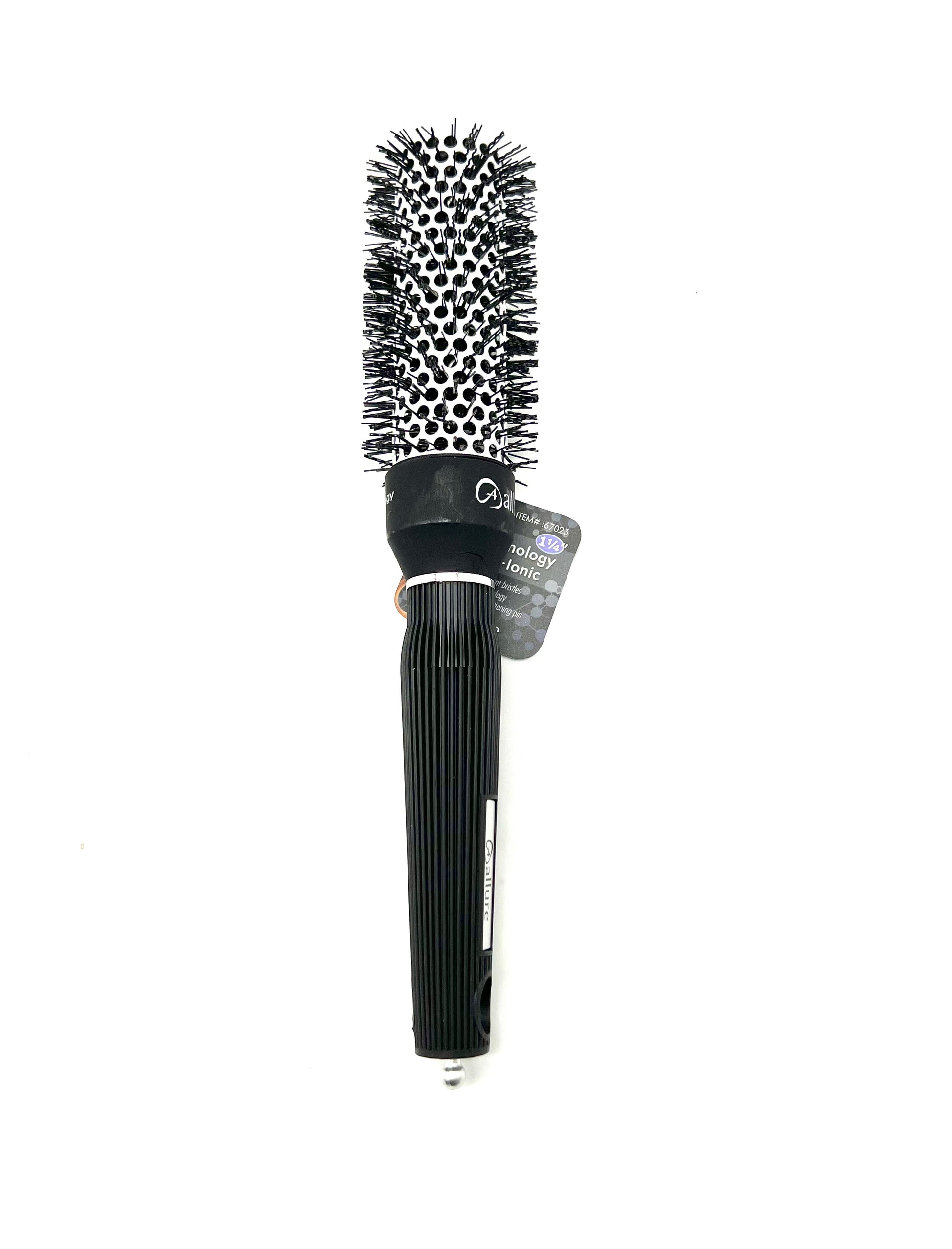 Allure Ceramic Ionic Nanotech Round Hair Brush, 1 1/4 in (32 mm)