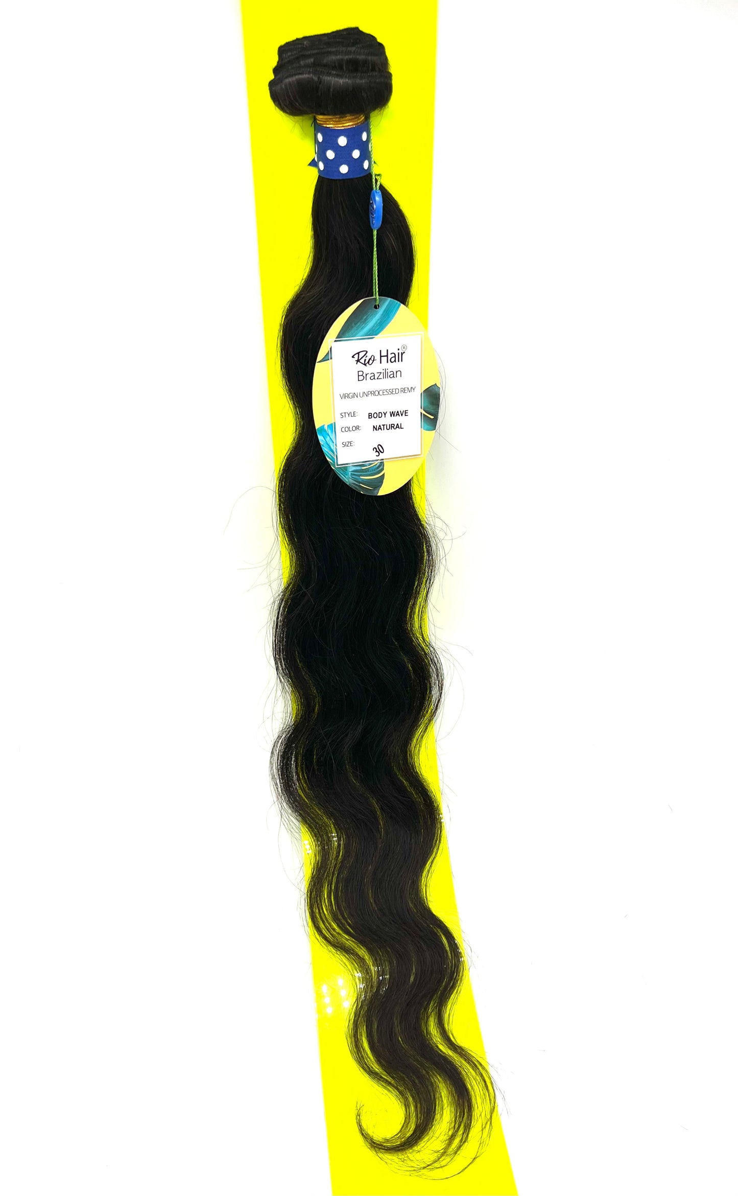 Rio 100% Virgin Remy Human Hair Body Wave Bundle, 30 in