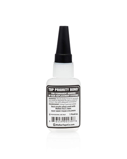 Walker Tape Top Priority Bond Drip Top Adhesive, 1.1 oz