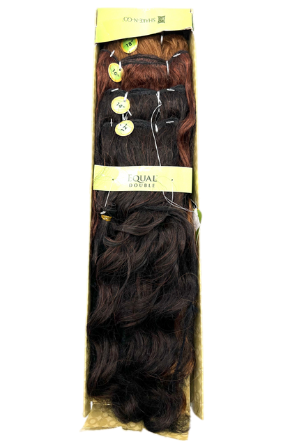 FreeTress Equal Double Perfect Wave 4 Pcs + Closure, Color OM2/30/33