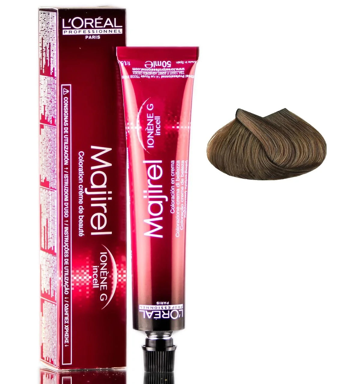 L'Oréal Professionnel Majirel Cool Cover Permanent Hair Color, 1.7 oz - 6.3 Golden Blonde