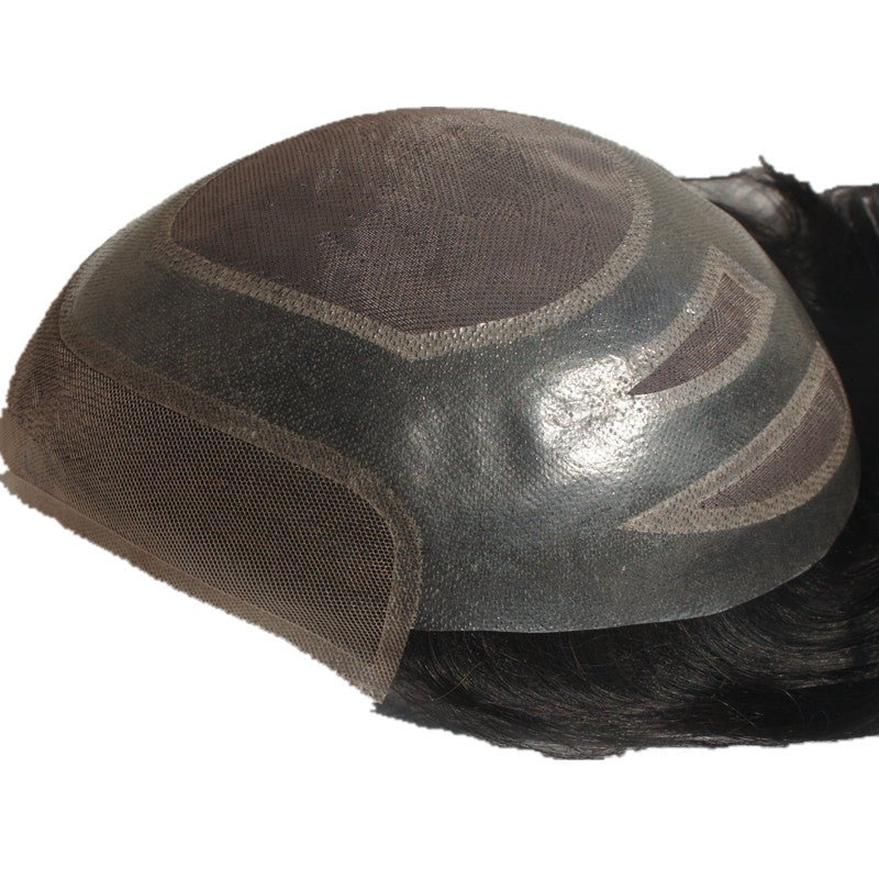VIP Extensions Men's Human Hair Toupee 10 x 8 in