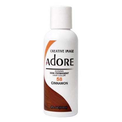 Adore Semi-Permanent Hair Color, 4 fl oz - 58 Cinnamon