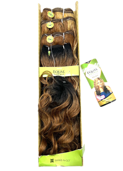 FreeTress Equal Double Perfect Wave 4 Pcs + Closure, Color OP8642
