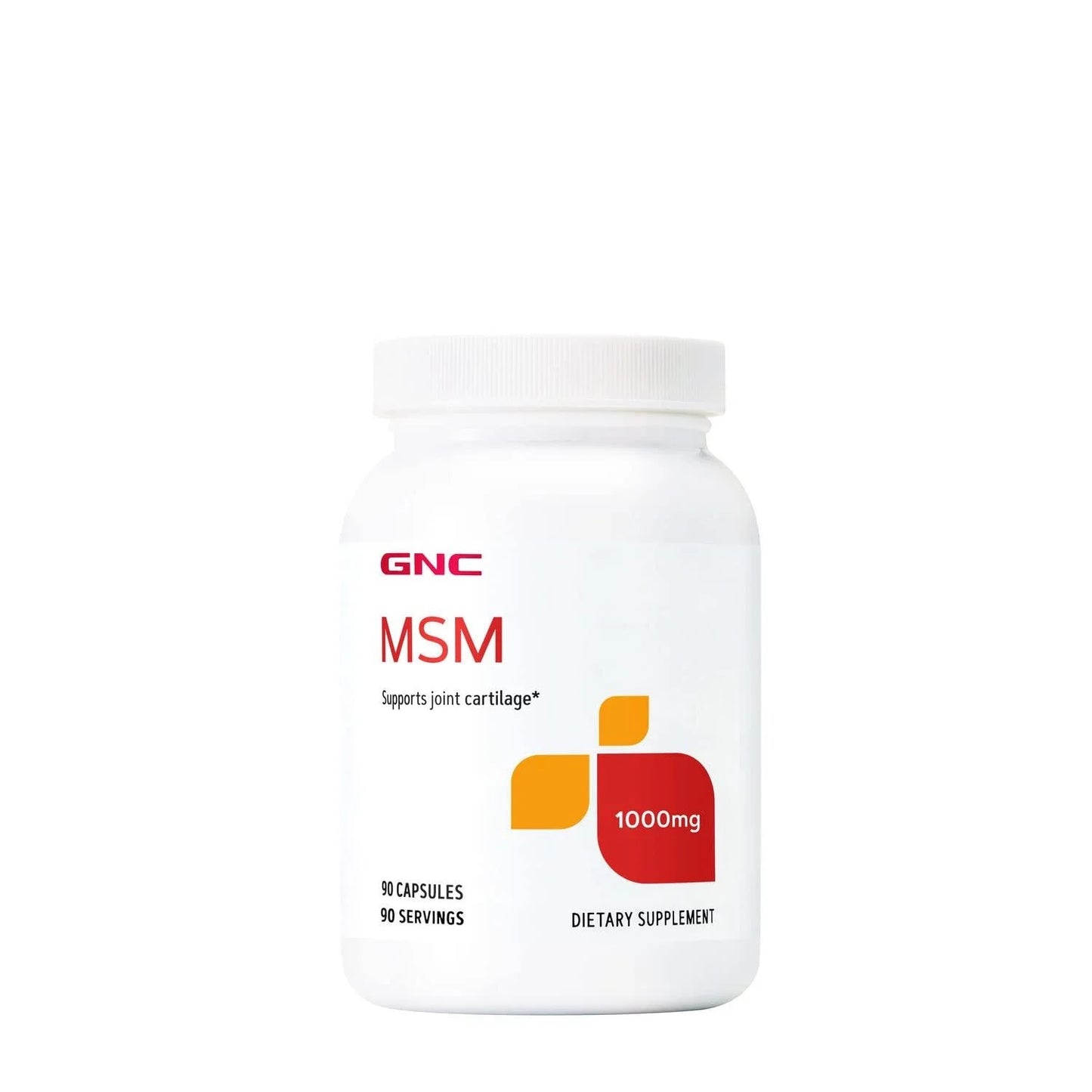 GNC MSM 1000mg, Joint Support, 90 Capsules