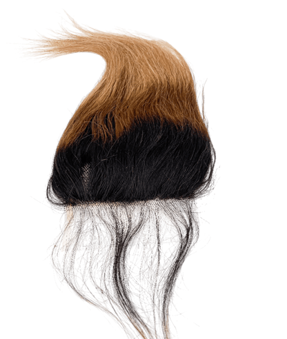 Rio Straight 4x4 Lace Closure, Gold