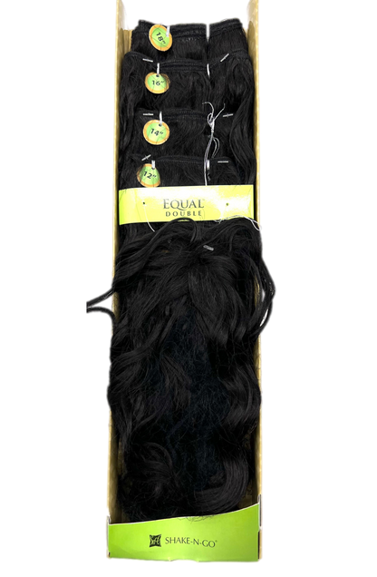 FreeTress Equal Double Perfect Wave 4 Pcs + Closure, Color 4/27