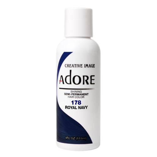 Adore Semi-Permanent Hair Color, 4 fl oz - 178 Royal Navy