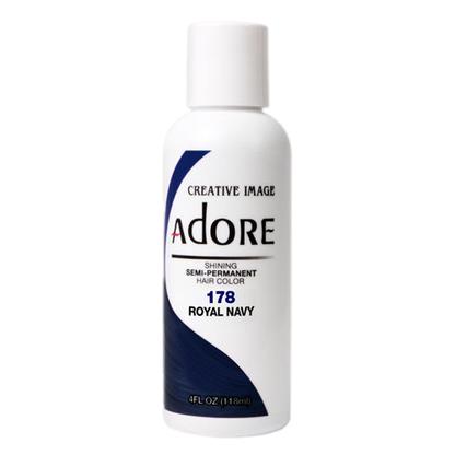 Adore Semi-Permanent Hair Color, 4 fl oz - 178 Royal Navy