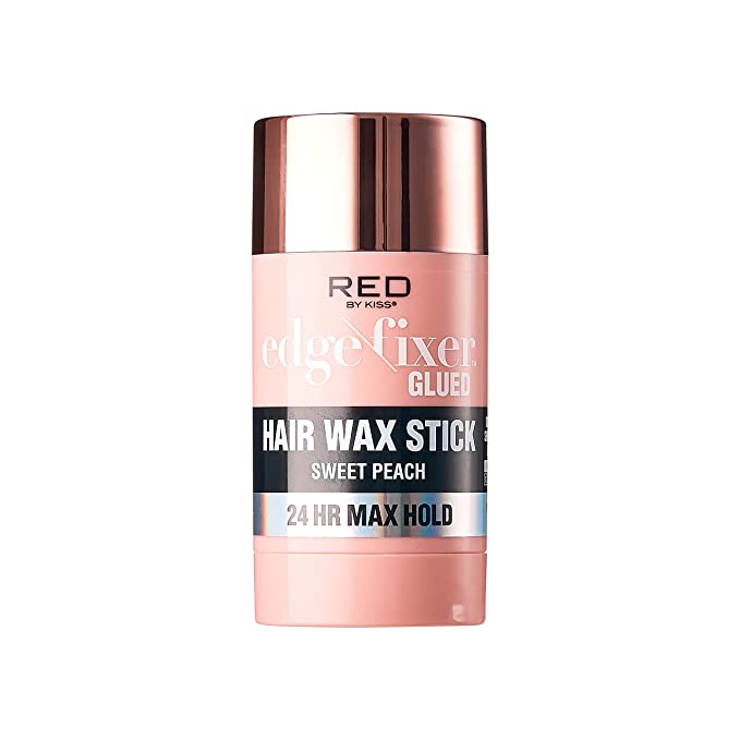 ED by Kiss Hair Wax Stick 24HR Max Hold Edge Fixer, Peach